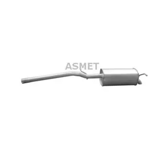 Silencieux arrière ASMET 03.107