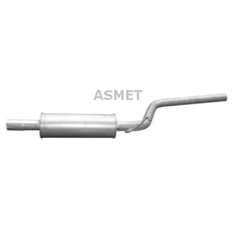 Silencieux central ASMET