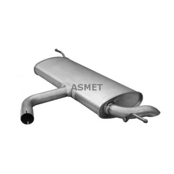 Silencieux arrière ASMET 03.118