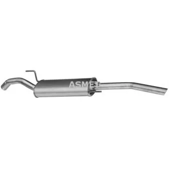 Silencieux arrière ASMET 04.034