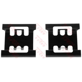 Kit d'accessoires, plaquette de frein à disque TRW PFK540