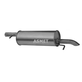Silencieux arrière ASMET 04.085