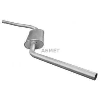 Silencieux central ASMET