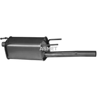 Silencieux arrière ASMET 05.056