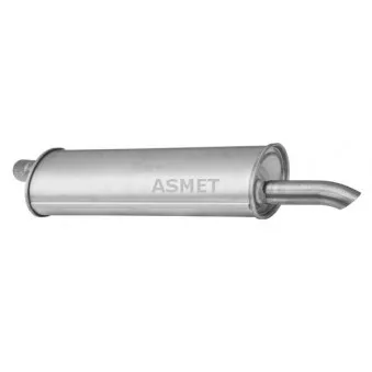 Silencieux arrière ASMET 05.071