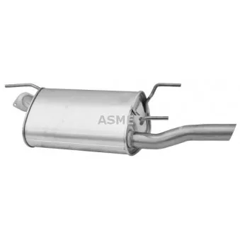 Silencieux arrière ASMET 05.124