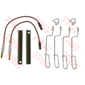 Kit d'accessoires, plaquette de frein à disque TRW PFK551