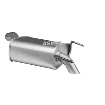 Silencieux arrière ASMET 05.170