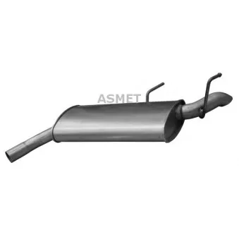Silencieux arrière ASMET 05.176