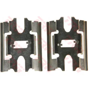 Kit d'accessoires, plaquette de frein à disque TRW PFK554