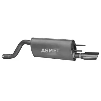 Silencieux arrière ASMET 05.192