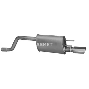 Silencieux arrière ASMET 05.195