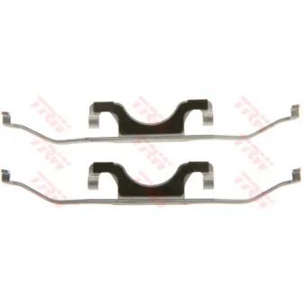 Kit d'accessoires, plaquette de frein à disque TRW PFK555