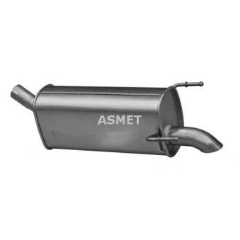 Silencieux arrière ASMET 05.232