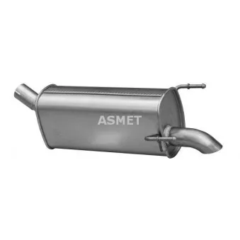 Silencieux arrière ASMET 05.234