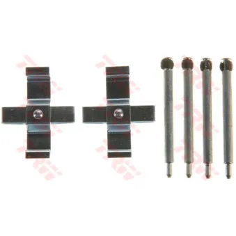 Kit d'accessoires, plaquette de frein à disque TRW PFK561