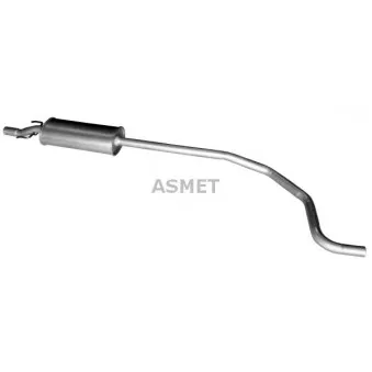 Silencieux central ASMET 05.267