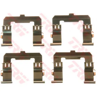 Kit d'accessoires, plaquette de frein à disque TRW PFK563