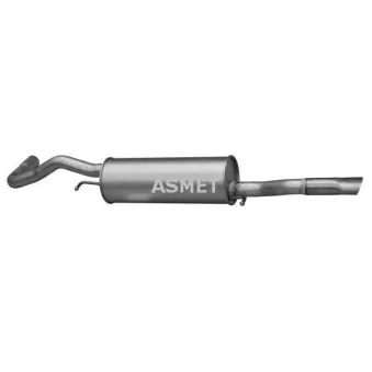Silencieux arrière ASMET 06.011