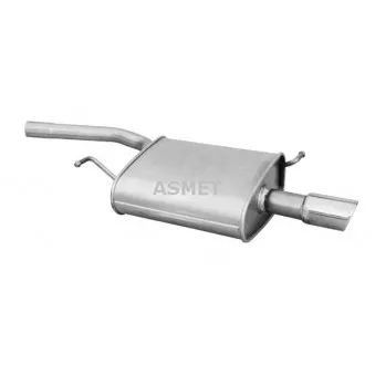 Silencieux arrière ASMET 06.016