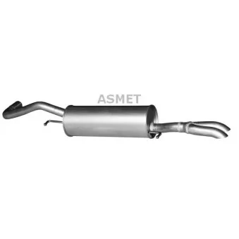 Silencieux arrière ASMET 06.019