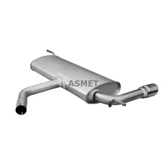Silencieux arrière ASMET 06.025