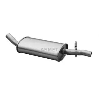 Silencieux arrière ASMET 07.071