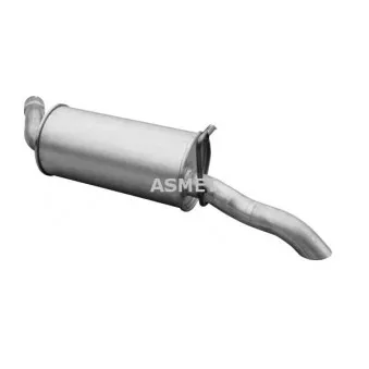 Silencieux arrière ASMET 07.077