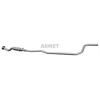 Tuyau d'échappement ASMET 07.116