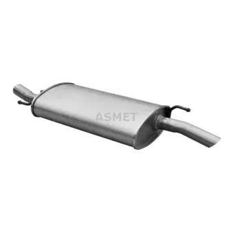 Silencieux arrière ASMET 07.126