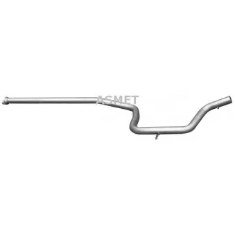 Tuyau d'échappement ASMET 07.133