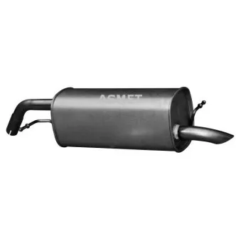 Silencieux arrière ASMET 07.181
