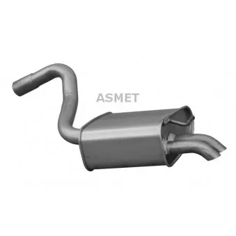 Silencieux arrière ASMET 07.185