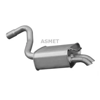Silencieux arrière ASMET 07.204
