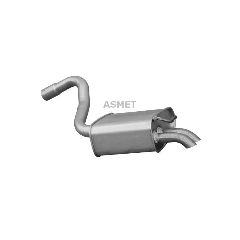 Silencieux arrière ASMET 07.204