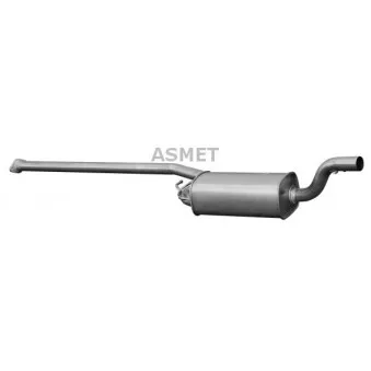 Silencieux central ASMET 07.212