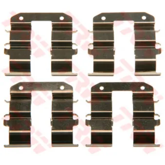 Kit d'accessoires, plaquette de frein à disque TRW PFK576