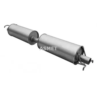 Silencieux central ASMET