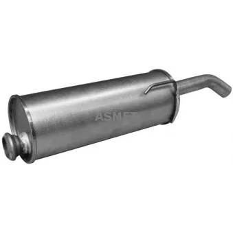 Silencieux arrière ASMET 08.001