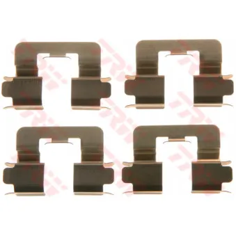 Kit d'accessoires, plaquette de frein à disque TRW PFK581