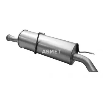 Silencieux arrière ASMET 08.015