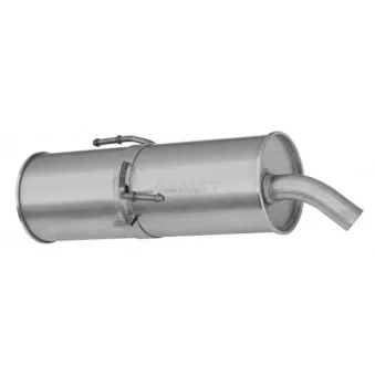 Silencieux arrière ASMET 08.037