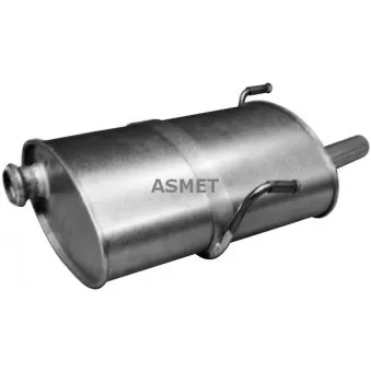 Silencieux arrière ASMET 08.042