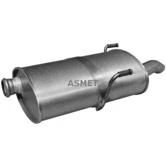 Silencieux arrière ASMET 08.047