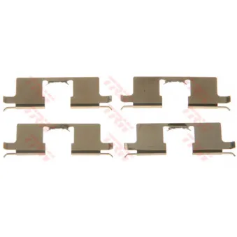 Kit d'accessoires, plaquette de frein à disque TRW PFK585