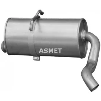 Silencieux arrière ASMET 08.059