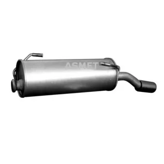 Silencieux arrière ASMET 08.062