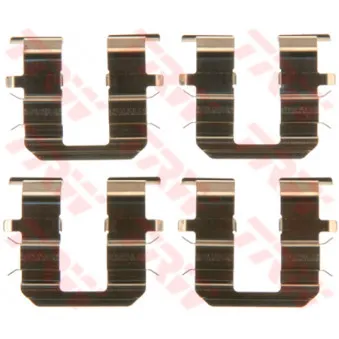 Kit d'accessoires, plaquette de frein à disque TRW PFK586