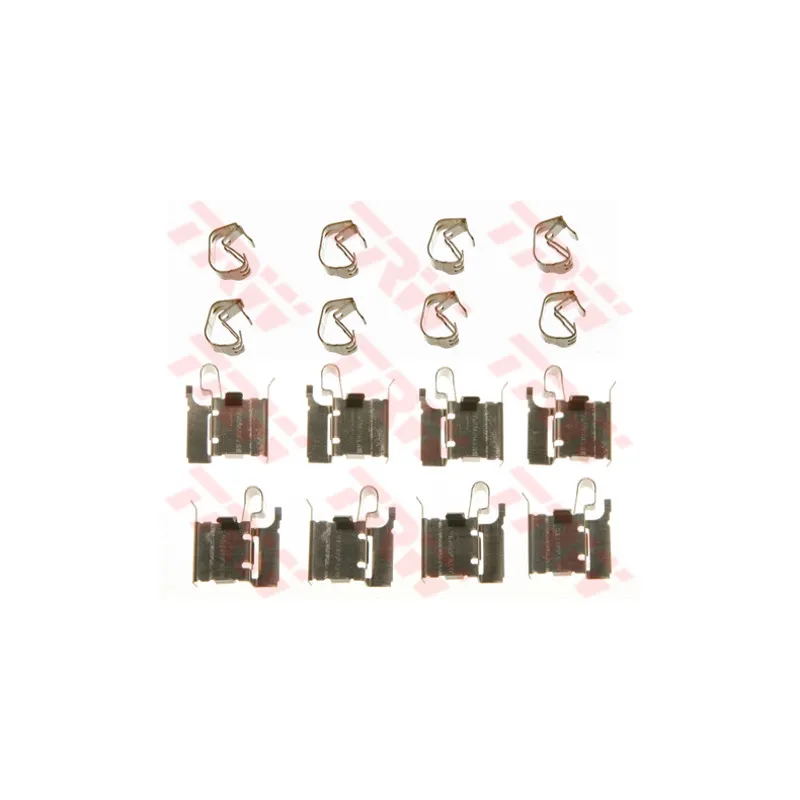 Kit d'accessoires, plaquette de frein à disque TRW PFK587