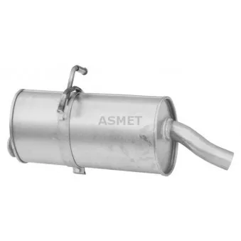 Silencieux arrière ASMET 08.079